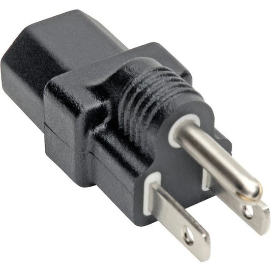 P006-000 - Tripp Lite NEMA 5-15P to C13 Power Cord Adapter Converter 10A 125V Black