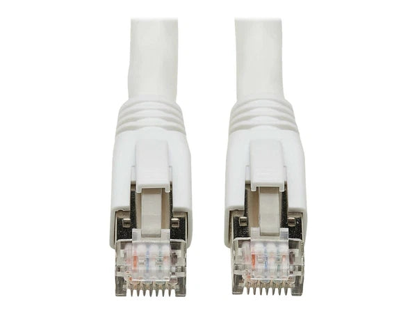 N272-F05-WH - Tripp Lite Cat8 40G Snagless SSTP Ethernet Cable RJ45 PoE White