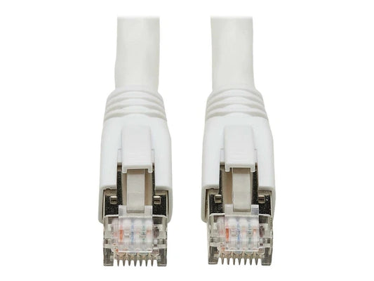 N272-F05-WH - Tripp Lite Cat8 40G Snagless SSTP Ethernet Cable RJ45 PoE White
