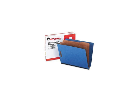 UNV10318 - Universal Business Supply Pressboard End Tab Classification Folders Letter Six-Section