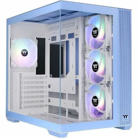 CA1Z200MFWN00 - Thermaltake View 380 TG ARGB Hydrangea Blue Mid Tower Chassis