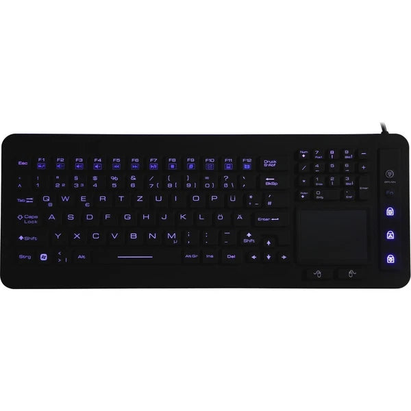 KBJHIKB98BL - DSI WATERPROOF IP68 FULL SIZE LED BACKLIT Keyboard