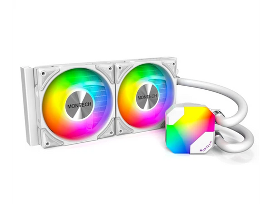 HYPERFLOWARGB240W - Montech HyperFlow ARGB 240AIO CPU Liquid Cooler Intel&AMD