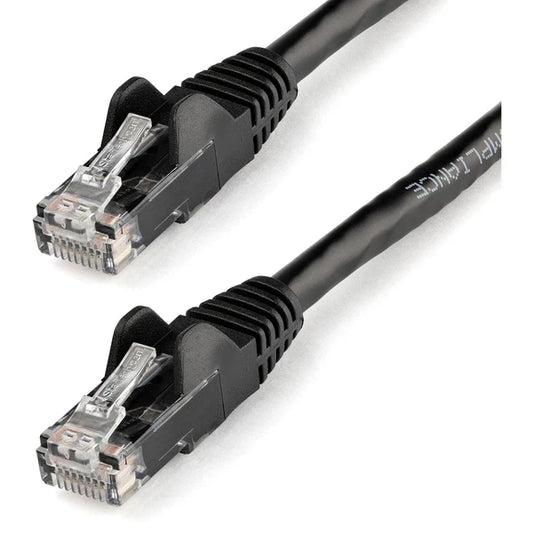 N6PATCH1BK - StarTech 1ft Black Cat6 Patch Cable