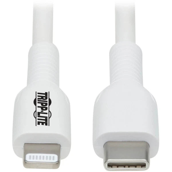 M10201MWH - Tripp Lite 3.3ft USB-C to Lightning Sync Charge Cable