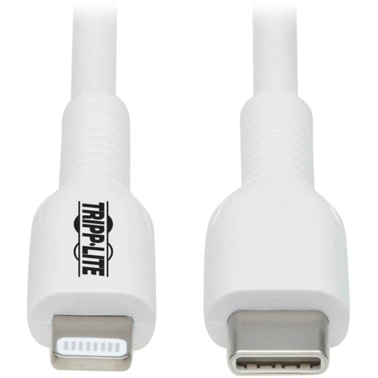 M10201MWH - Tripp Lite 3.3ft USB-C to Lightning Sync Charge Cable