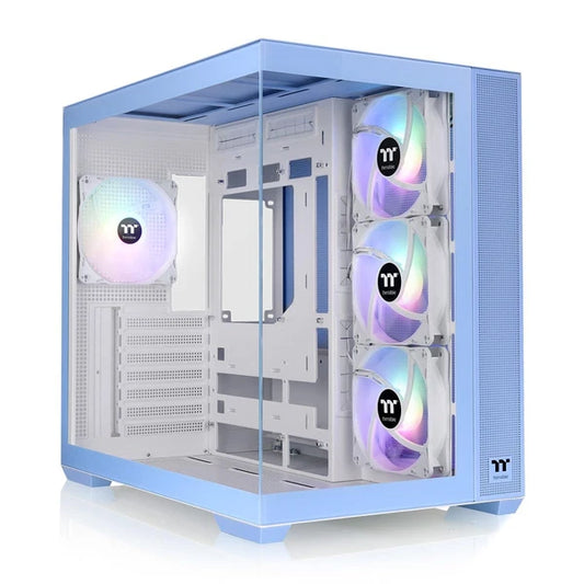 CA-1Z2-00MFWN-00 - Thermaltake View 380 TG ARBG Hydrangea Blue Mid Tower Chassis