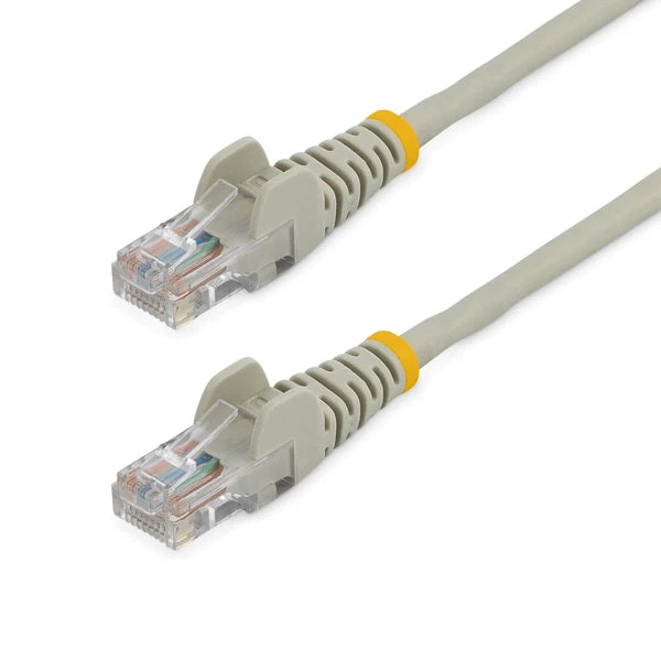 45PATCH1GR - StarTech 1ft Cat5e Gray Snagless RJ45 UTP Cat 5e Patch Cable
