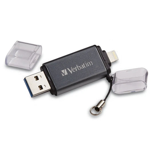 49304 - Verbatim 16GB Istore 'n' Go Dual USB 3.0/lighting Flash Drive