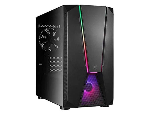 RNAB08WJW2FHH - SilverStone stylish and distinct tempered glass micro-atx Gaming chas