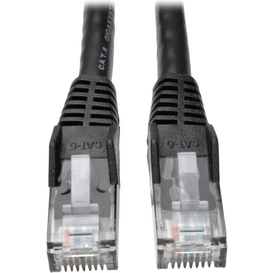 N201-008-BK - Tripp Lite Cat6 Gigabit Ethernet Snagless Molded Patch Cable