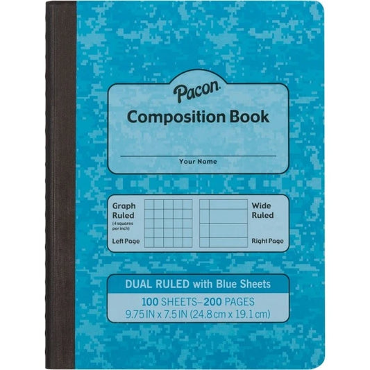 MMK37160 - Pacon Dual Ruled Composition Book