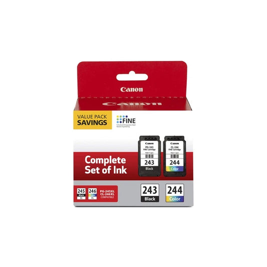 1287C006[AA] - Canon PG-243 CL-244 Ink Cartridge Value Color
