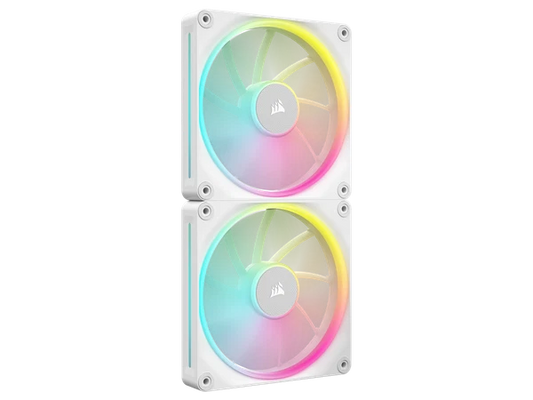 CO-9051032-WW - Corsair LX RGB Series iCUE LINK LX140 RGB White 140mm Fan Dual