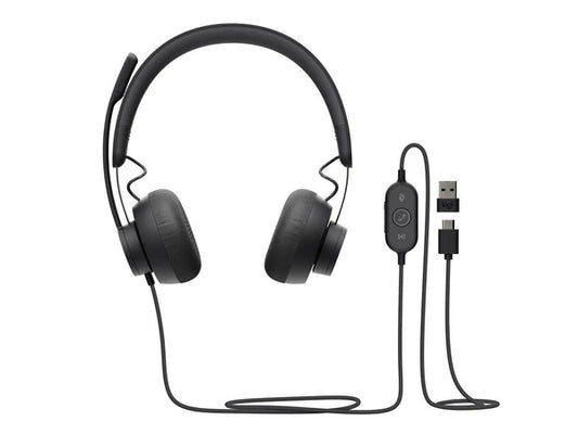 981-001103 - Logitech Zone 750 Wired On-ear Headset