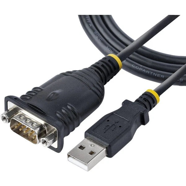 1P3FPUSBSERIAL - StarTech 3ft USB to DB9 Male RS232 to USB Converter Serial Cable