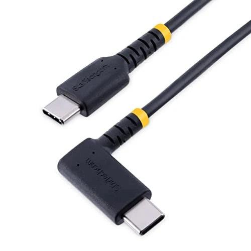 R2CCR-30C-USB-CABLE - StarTech 1ft 30cm USB C Charging Cable Right Angle