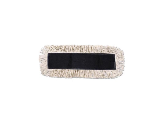 BWK1624 - Boardwalk Disposable Dust Mop Head Cotton/Synthetic 24W X 5D White