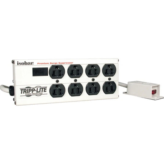 IB8RM - Tripp Lite Isobar Ultra Surge 9in Remote On/Off Switch 8 outlet 12' Cord 3840