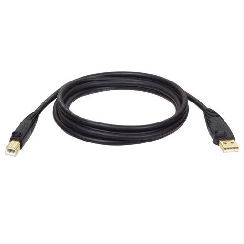 U022-010R - Tripp Lite 10ft USB 2.0 Hi-Speed A/B Device Cable
