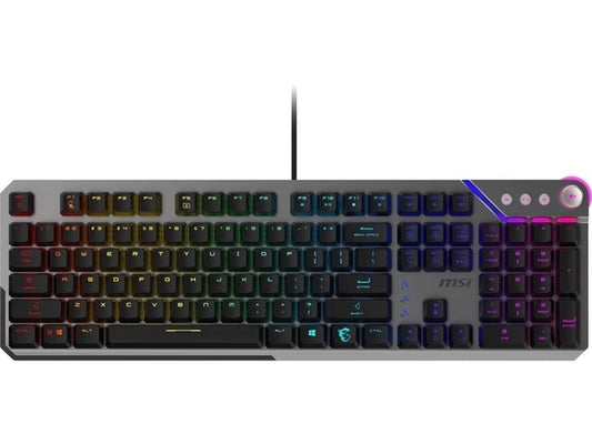 STRIKE600SILENTUS - MSI Strike 600 RGB Mechanical Gaming KeyboardSilent Switches