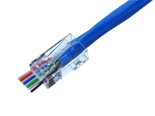 85-377 - Ideal CAT6 Feed-Thru RJ-45 Modular Plugs 100/Bag