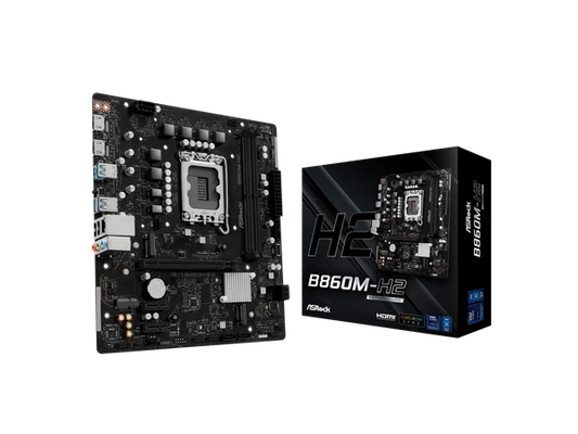 B860M-H2 - ASRock LGA 1851 Intel B860 SATA 6Gb/s Intel Core Ultra DDR5 Micro ATX M