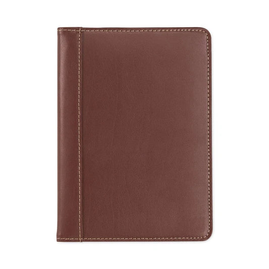 71736 - Samsill Contrast 5"x8" Letter Pad Folio Brown/Tan