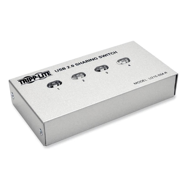 U215004R - Tripp Lite 4-Port USB 2.0 Hi-Speed Printer Peripheral Sharing Switch