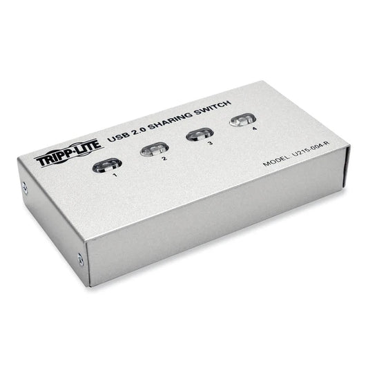 U215004R - Tripp Lite 4-Port USB 2.0 Hi-Speed Printer Peripheral Sharing Switch