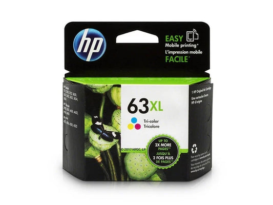 F6U63AN#140 - HP 63XL High Yield Ink Cartridge Cyan/Magenta/Yellow