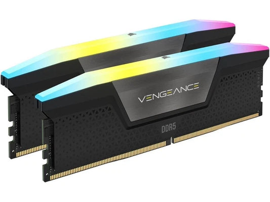 CMH64GX5M2N6400C32 - Corsair Vengeance RGB 64GB 2 x 32GB 288-Pin PC RAM DDR5 6400 PC5 51200 Desktop