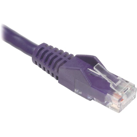 N001-005-PU - Tripp Lite Cat5e 350mhz Snagless Molded Patch Cable rj45 Purple 5-ft.
