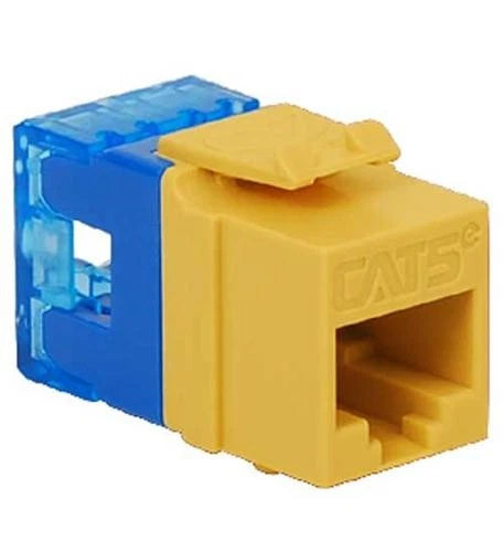 IC1078F5YL - ICC Cat 5e HD Modular Connector Yellow