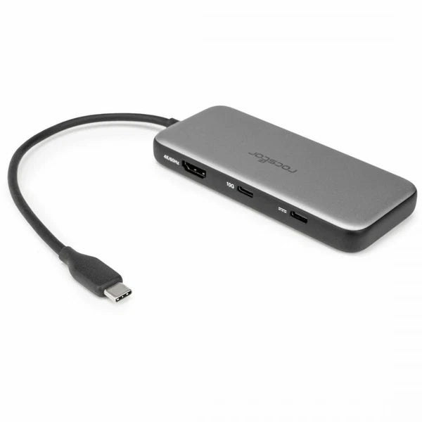 Y10A320-S1 - Rocstor Type-C to HDMI/USB-A 10GX2/Type-C 10G data/SD/TF/PD Charging