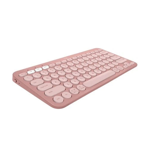 920-011777 - Logitech Pebble Keys 2 K380S Bluetooth Keyboard Tonal Rose