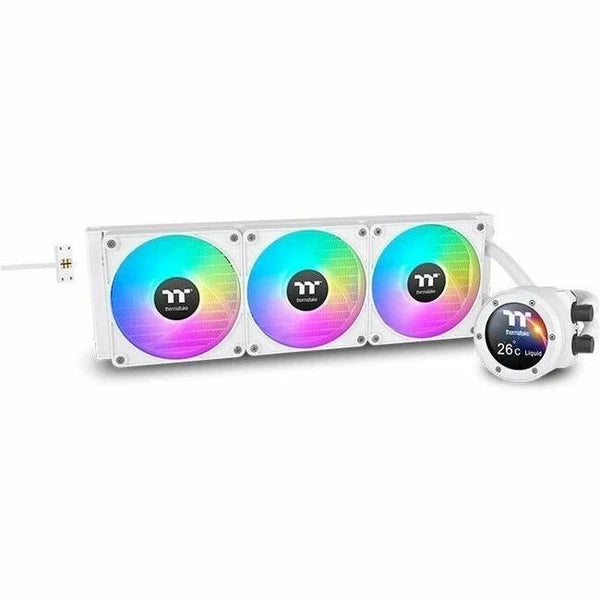 CL-W428-PL14SW-A - Thermaltake TH420 V2 Ultra EX ARGB Sync Snow AIO Liquid Cooler