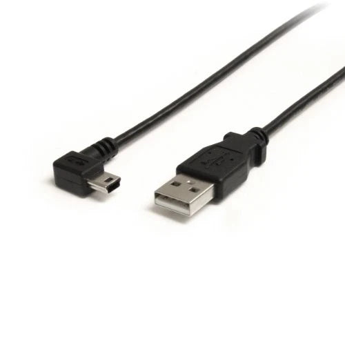 USB2HABM6RA - StarTech 6ft Mini A to Right Angle Mini B Type A Male USB Cable
