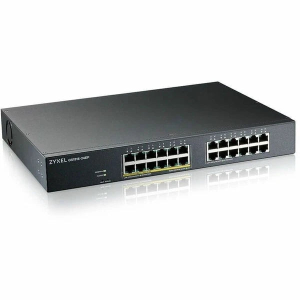 GS1915-24EP - Zyxel 24-Port Gigabit Smart Nebula Cloud Managed PoE Switch