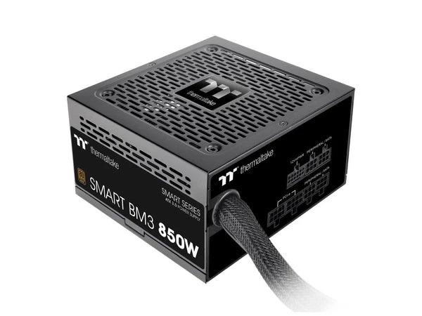 PS-SPD-0850MNFABU - Thermaltake Smart BM3 850W 80Plus Bronze ATX 3.0 & PCIe 5.0 Ready Semi-Modular