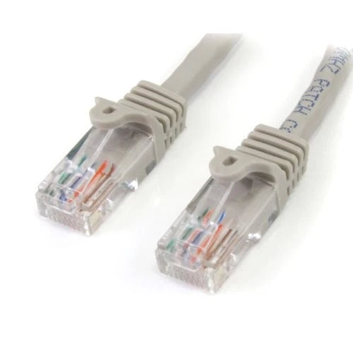 45PATCH6GR - StarTech 6ft Gray Snagless Cat5e Utp Rj-45 Male Network Patch Cable