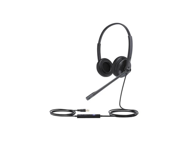 UH34LITE - Yealink Noise Canceling Mono On-Ear USB Wired Headset Black