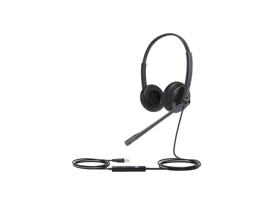 UH34LITE - Yealink Noise Canceling Mono On-Ear USB Wired Headset Black