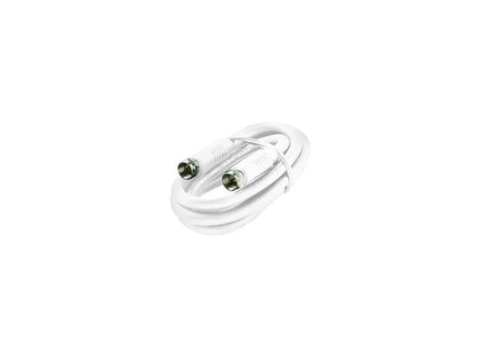 ST-205-415WH - Steren 6' F-F White RG6/UL Cable