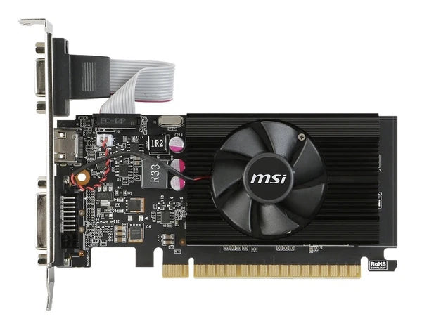 GT710 - MSI Gt 710 2gd3 Lp Geforce Gt 710 Graphic Card 954 Mhz Core 2GB DDR3 Sdram