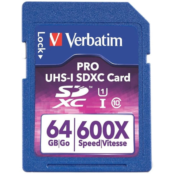 98670 - Verbatim Pro 64GB Microsd Extended microsdxc Class 10/uhs-i 104