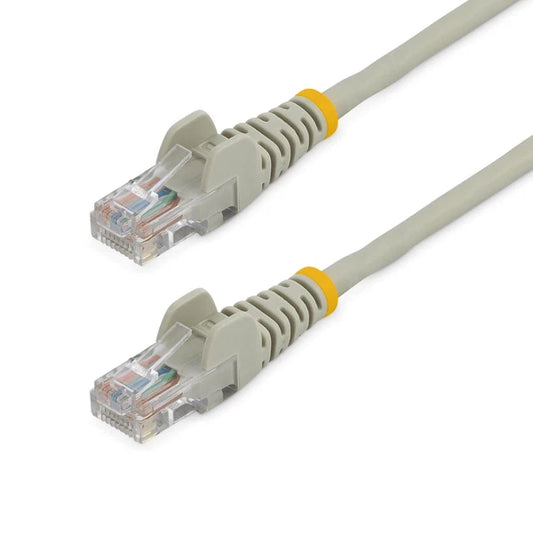 45PATCH20GR - StarTech 20ft Cat5e Gray Snagless RJ45 UTP Cat 5e Patch Cable