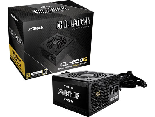 CL-850G - ASRock 850 W ATX3.1 & PCIe5.1 Ready 80 PLUS GOLD Non-Modular P