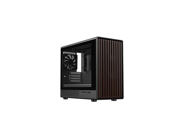 DIY-MATX06-WOOD - DIYPC Black USB3.0 /Type C Micro ATX Mid Tower Gaming Computer