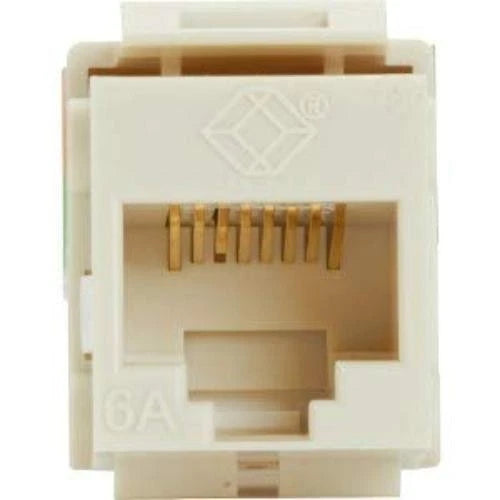 C6AJA70-OW-R2 - Black Box Network Services Cat6a Keystone Jack Unshielded Rj-45